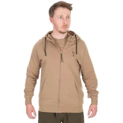 SWEAT ZIPPE LW TAN LTD