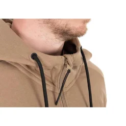 SWEAT ZIPPE LW TAN LTD