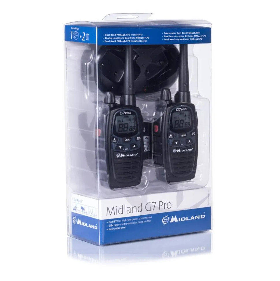 TALKIE WALKIE G7 PRO NOIR X2