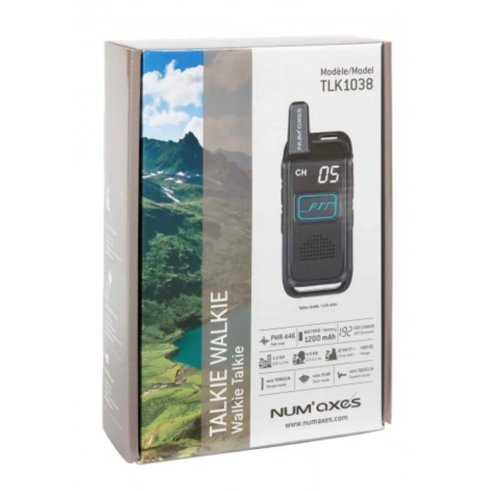 TALKIE-WALKIE TLK1038 NOIR