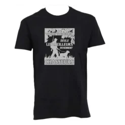 TEE SHIRT EGAUX CHASSEURS NOIR