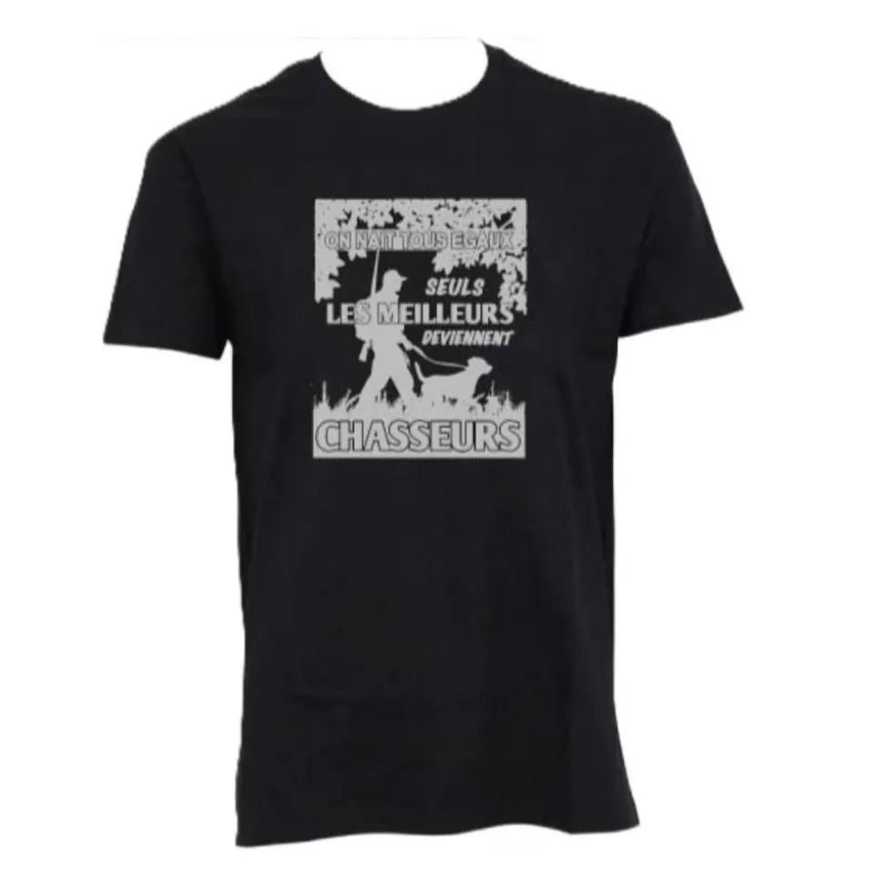 TEE SHIRT EGAUX CHASSEURS NOIR