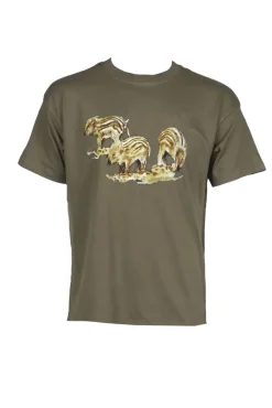 TEE SHIRT ENFANT MARCASSINS KAKI