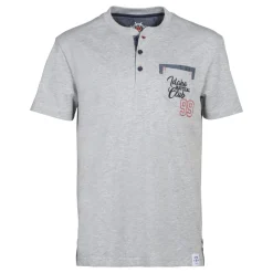 TEE SHIRT HOMME NAUTICAL CLUB GRIS CHINE
