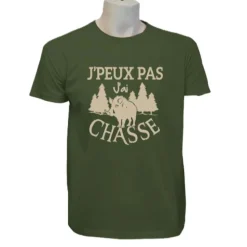 TEE SHIRT JPP CHASSE SANGLIER KAKI