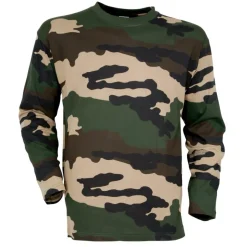 TEE SHIRT MANCHES LONGUES CAMOUFLAGE CE