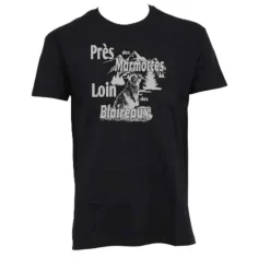 TEE SHIRT PRES DES MARMOTTES NOIR