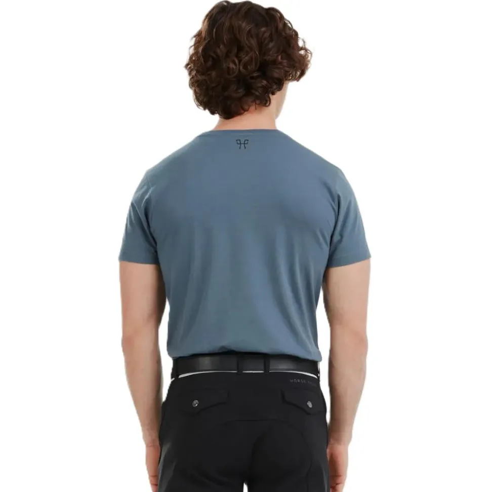 TEE-SHIRT TEAM HOMME INDIGO