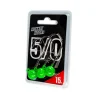 TETE PLOMBEE MONKEY HOOK VERTE 5/0 X 3