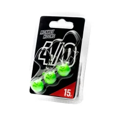 TETE PLOMBEE MONKEY HOOK VERTE 4/0 X 3