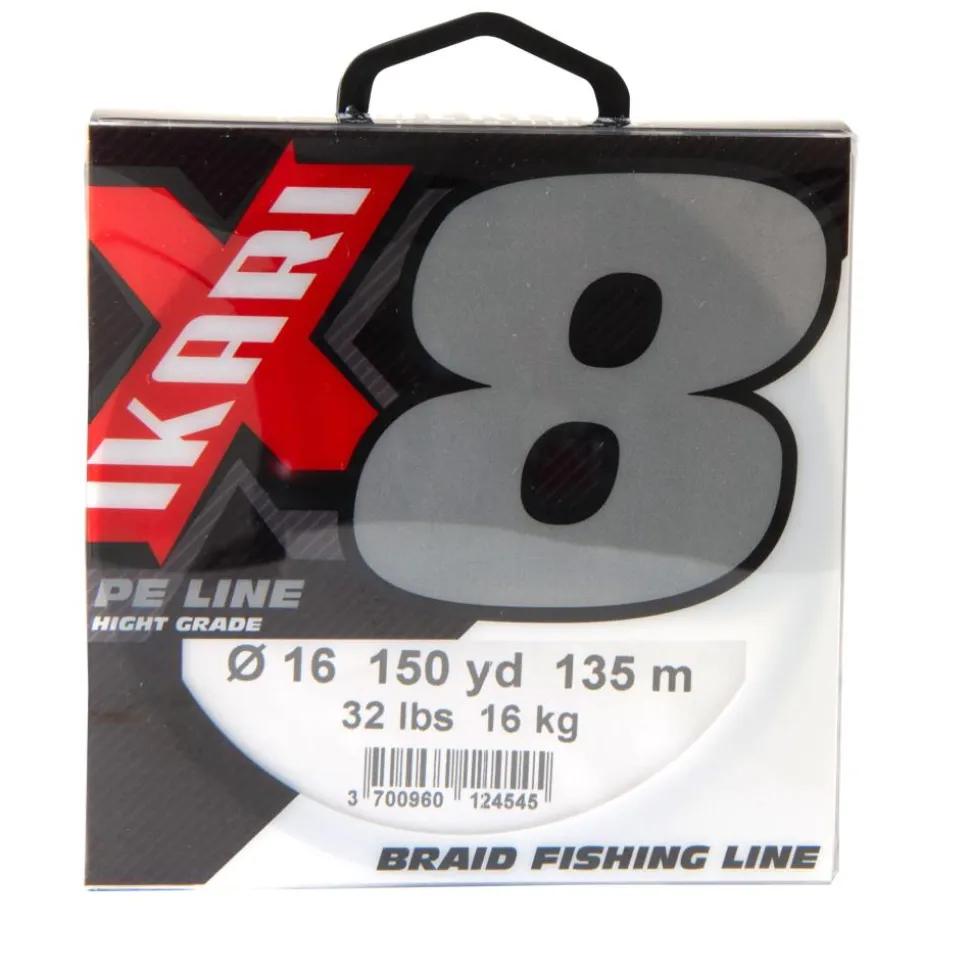 TRESSE IKARI X8 GRISE 135M