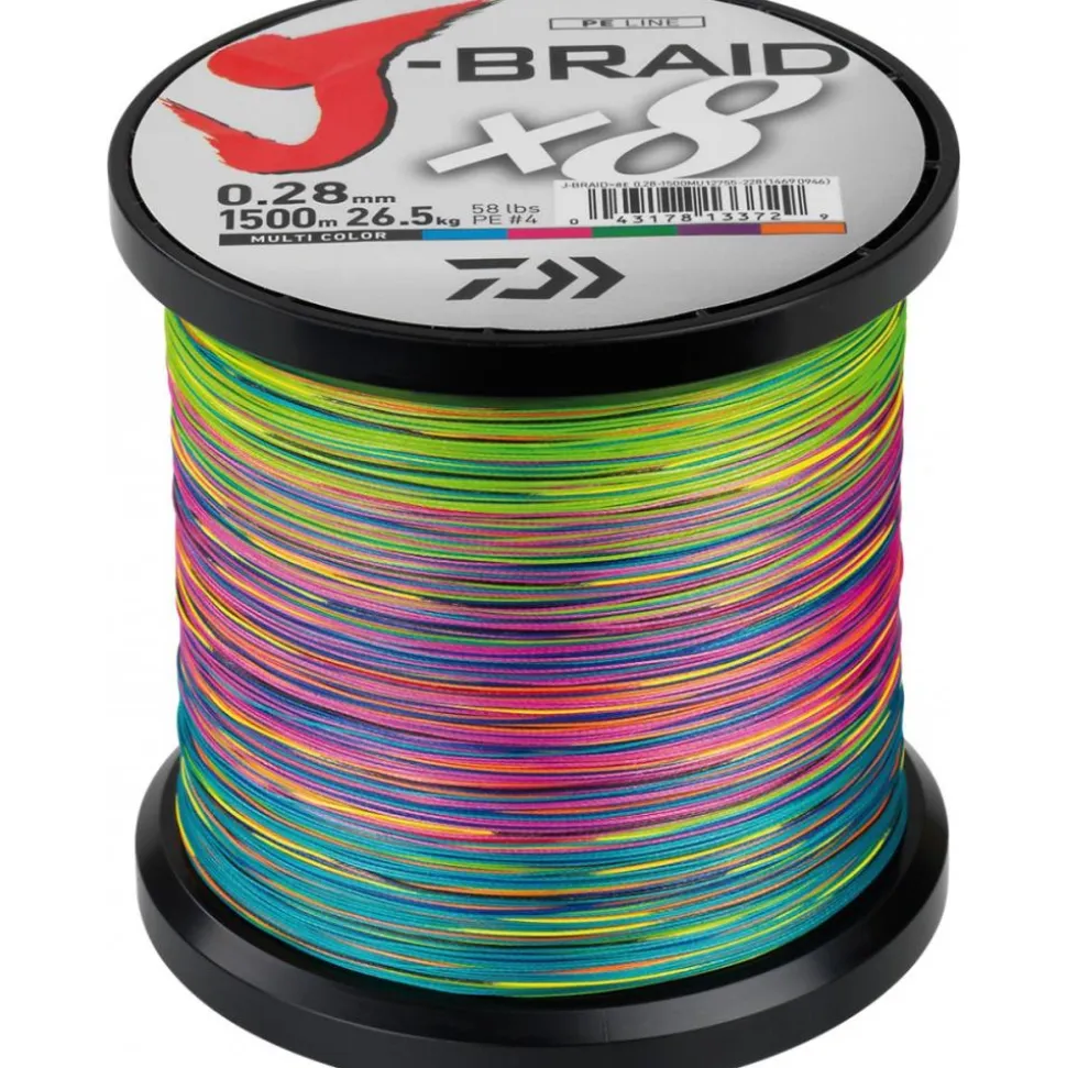 TRESSE JBRAID 8B MULTICOLORE 300M