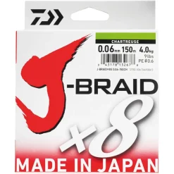 TRESSE JBRAID 8B VERTE 150M