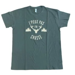 TSHIRT JPEUX PAS JAI CHAS KAKIBEIGE