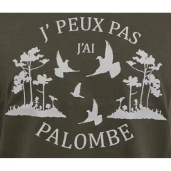 TSHIRT JPEUX PAS JAI PALOMBE KAKI