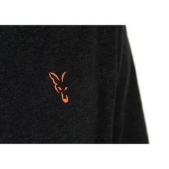 T-SHIRT NOIR ORANGE