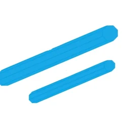 TUBES DE PROTECTION POUR CANNES OCTOGONAUX ANTI-UV