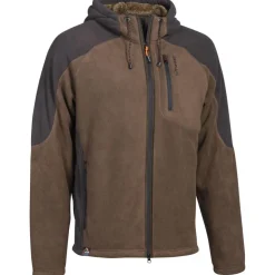 VESTE DE CHASSE POLAIRE BUFFALO MARRON
