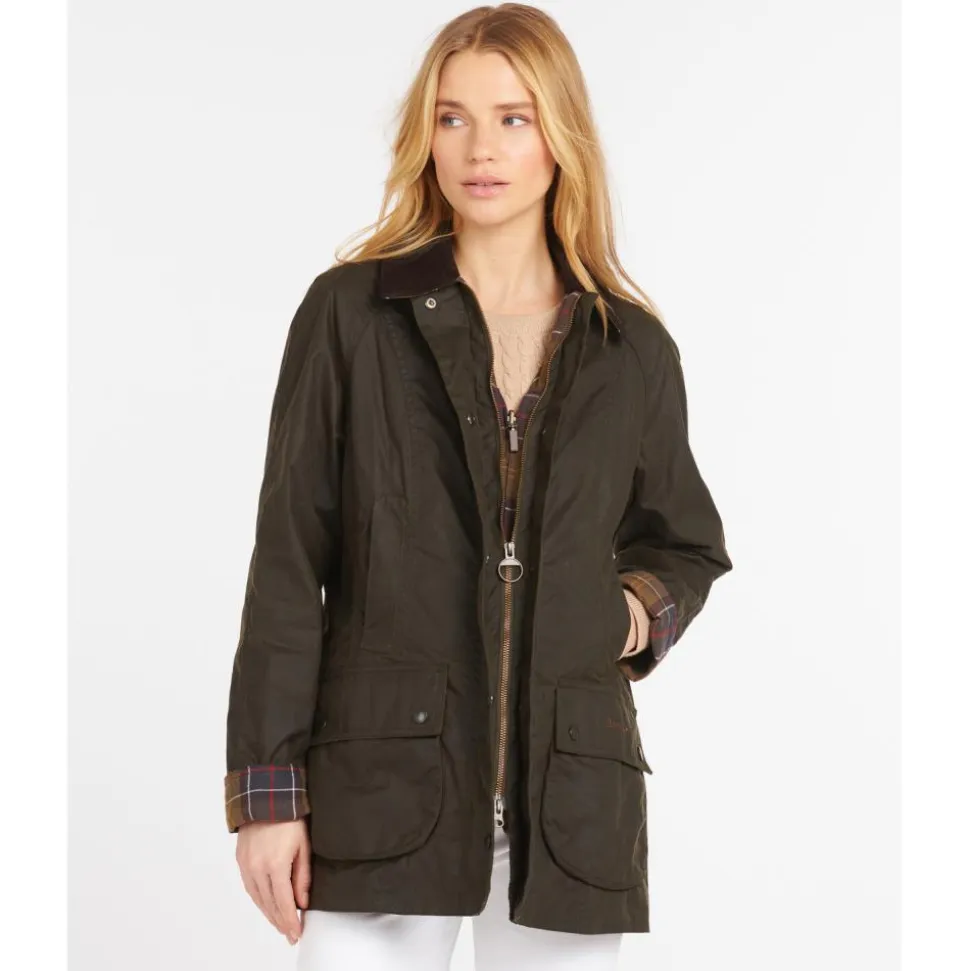 VESTE FEMME HUILEE BEADNEL OLIVE