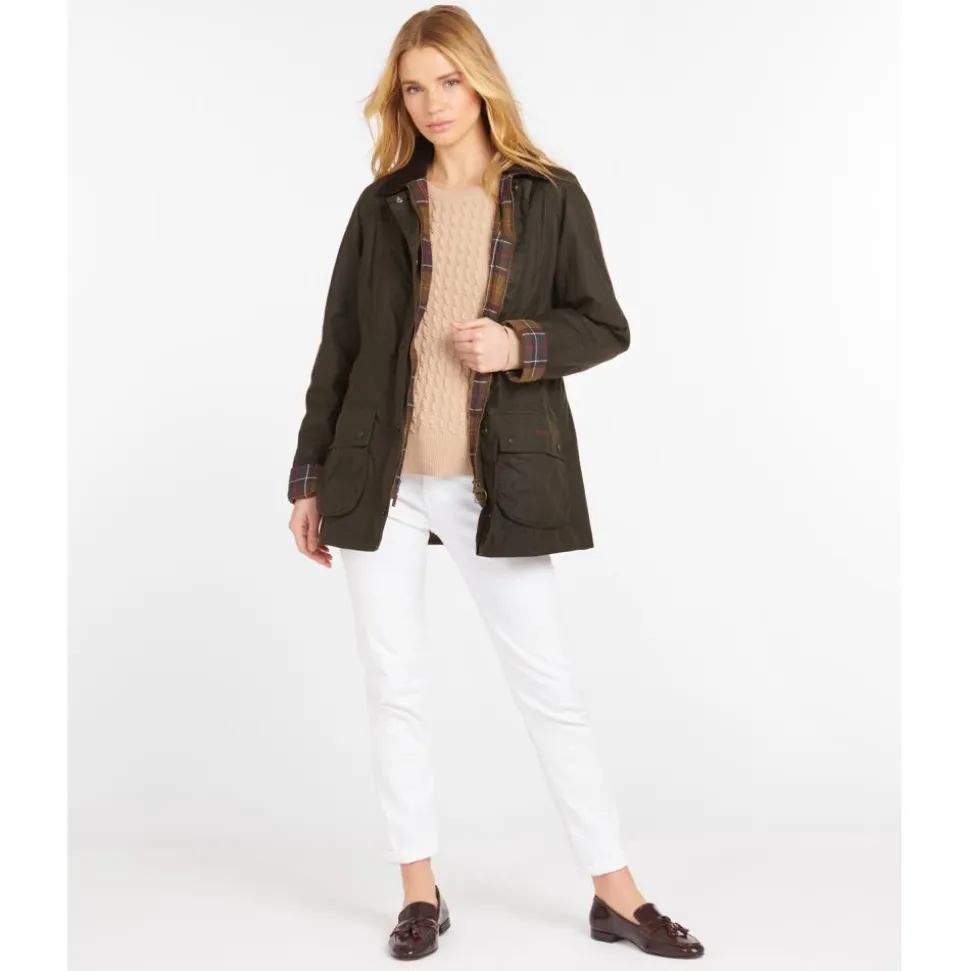 VESTE FEMME HUILEE BEADNEL OLIVE