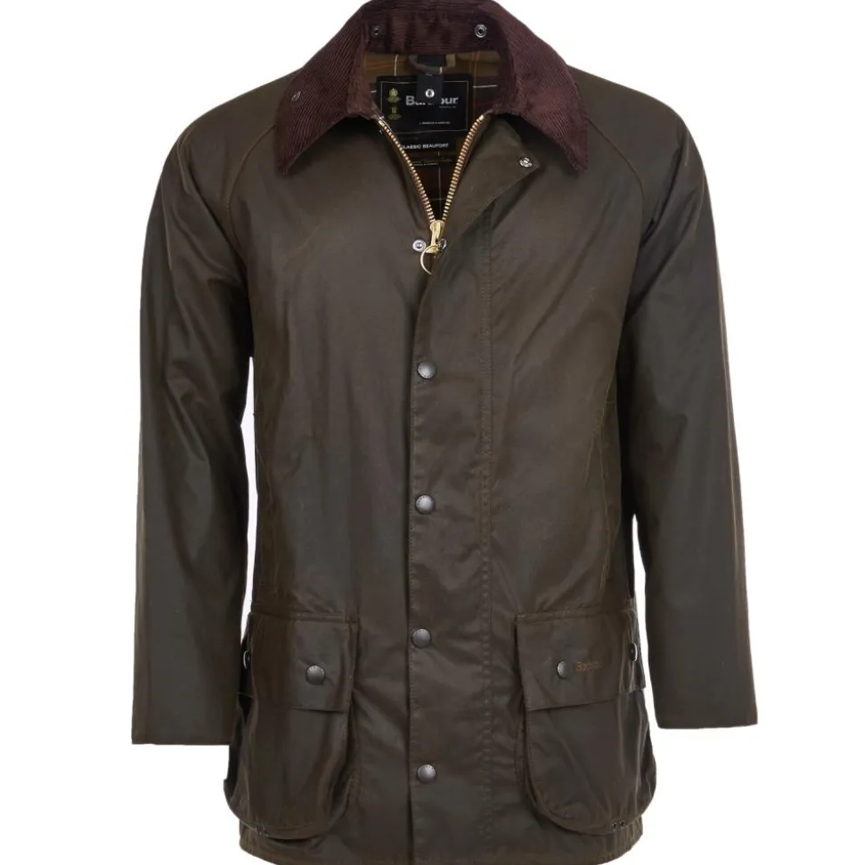 VESTE HUILEE BEAUFORT OLIVE