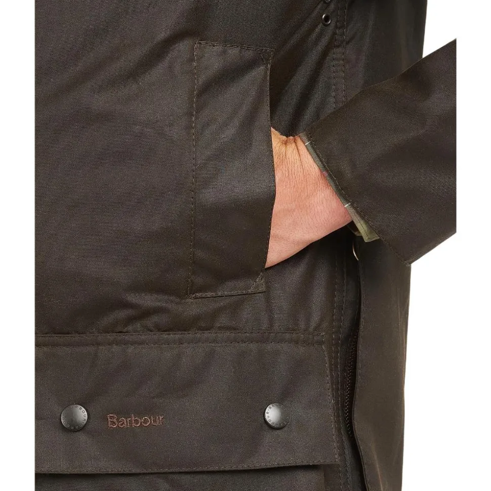 VESTE HUILEE BEAUFORT OLIVE