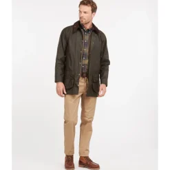 VESTE HUILEE BEAUFORT OLIVE