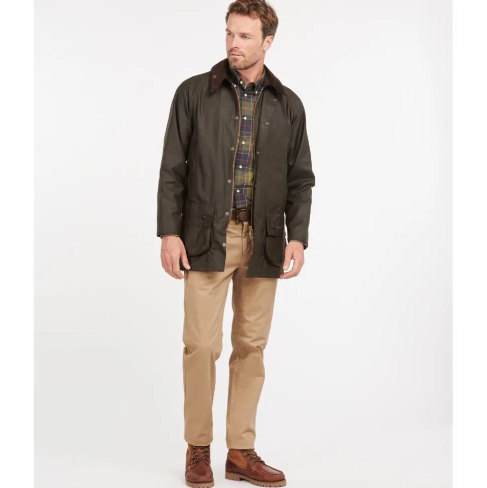 VESTE HUILEE BEAUFORT OLIVE