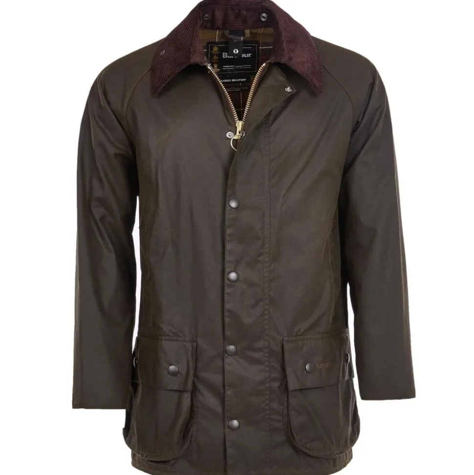 VESTE HUILEE BEAUFORT OLIVE