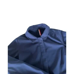 VESTE IMPERMEABLE MI-LONGUE ANNE SO BLEU