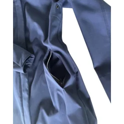 VESTE IMPERMEABLE MI-LONGUE ANNE SO BLEU