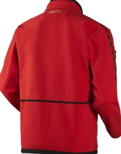 VESTE KAMKO MARRON ROUGE
