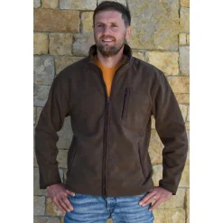 VESTE POLAIRE HANS MARRON