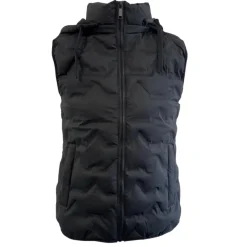 VESTE SANS MANCHES JUJU NOIRE