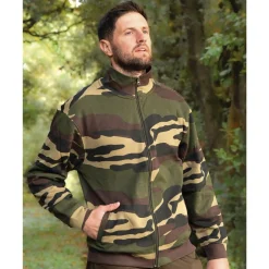 VESTE SWEAT ZIPPE FACEL CAMO