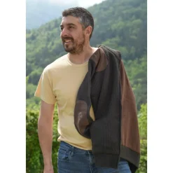 VESTE TRICOT POLAIRE MARRON